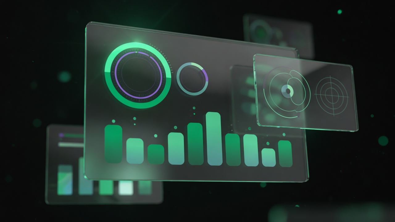 AgeBack Healthboard analytics visualization with clinical score panels